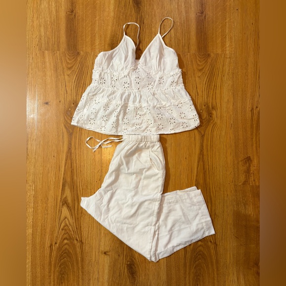 VTG outfit white eyelet - Picture 1 of 8